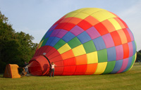 Hot Air Balloon Inflation